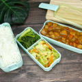 Bento Lunch Box Set With Bento Lunch Bag,Re-usable Airtight Food Storage Containers, Dishwasher Safe,900 ML.