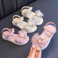 Girls Sandals Summer 2024 New Girl Shoes Kids Beach Shoes Soft Sole Anti Slip Fashion Walking Shoes Wholesale.