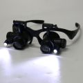 Watch Tools Watch Repair Tool Kit Head Wearing Magnifying Glass With Led Lights 10x 15x 20x 25x Loupe Watch Repair Magnifier Tool.