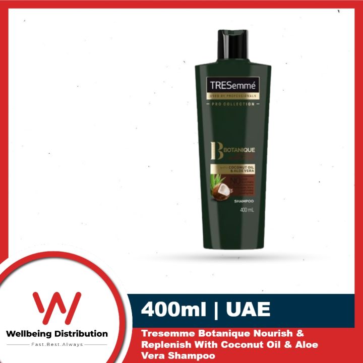 Tresemme Shampoo 400ml Botanique Nourish & Replenish With Coconut Oil & Aloe Vera Shampoo