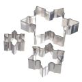 3pcs Metal Snowflake Baby Biscuit Cookie Cutter Fondant Cake Mould -. 