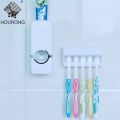 Automatic Toothpaste Dispenser & "Touch Me" Brush Holder Set - White - Magic Gift Store.