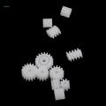 5x11 Pieces/Set Assorted Plastic Gears Worm Car Toy Models Parts Accessories.
