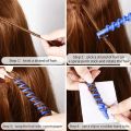【NEW】 22Pcs Spiral Plastic Perm Stick Women Magic Curly Hair Roller Cold Perm Bar Hair Curler Barber Professional Hairdressing Tool. 