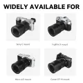 7artisans 60mm F2.8 APS-C Manual Macro Prime Lens For Canon EOS-M M50 M50 Mark II Sony E ZVE10 Alpha 6400 Fuji FX X-A1 X-T1 XT30. 