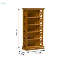 1:12 Scale Display Rack 1/12 Dollhouse 5 Tier Bookcase for Micro Landscape. 
