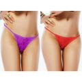 G-String Lace Thong Low Rise Panties Sexy Micro T-Back Underwear  for Women, Ladys & Girls From Shilpiana (Free Size). 