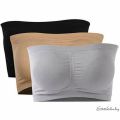 Emmababy Double Layers Plus Size Strapless Bra Bandeau Tube.