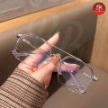 Anti-reflective Fashion Model Blue light and radiation proof Black to Black UV400 Squire shape sunglass for man. 