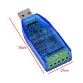 LKPCIGCXM 2Pcs USB to RS485 Converter Isolate Module Upgrade Industrial ESD Protection CH340E Standard -485 Connector Board.