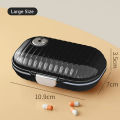 Vision Portable Travel Pill Organizer Weekly Travel Pill Box Mini Pill Holder for Pocket Pharmacy Medicine Container for Vitamin/ Fish Oil/ Supplement.