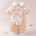 Baby Girl Jumpsuit Winter Baby Spring and Autumn Clothes Male Newborn Suits6Romper0Suspender Pants3Months1Years Old. 