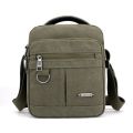 New Casual Men's Canvas Shoulder Bag Men Messenger Bags Simple Lightweight Small Travel Bag Crossbody Bag.