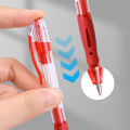 3pcs 0.5 Mm Retractable Gel Pen Smooth Writing Red Blue Black Ink Plastic Roller Ball Pens with Soft Grip for Student Office Exam. 