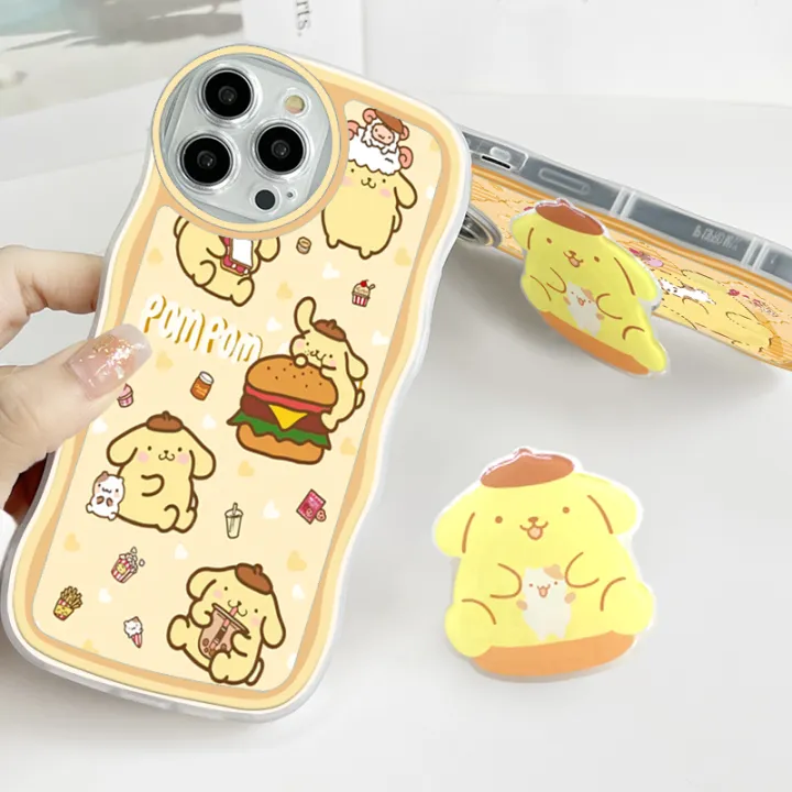 AMORVOR%20for%20Redmi%20Note%2010%20Pro%20/%20Note%2010%20Pro%20Max%20Back%20Cover%20(With%20Free%20Holder)%20Cute%20Lovely%20Soft%20Wavy%20Phone%20Case%20Camera%20Protection%20Transparent%20TPU%20Soft%20Cover%20-%20Image%206