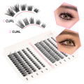 Cluster Lashes 3/6/10Rows Individual Lash Clusters 10D+20D Natural False Eyelash C/D Curl DIY Clusters Lash Extensions Makeup.