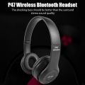 P47 Wireless Bluetooth Headphone With HD Mic Noise Cancelling Headsets Stereo Sound Earphones Sports Gaming Earbuds Supports PC. 