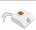 Motion Sensor Holder PIR Infrared Sensor Switch Automatic for E27 Light Bulb Human Body Induction LED Light Lamp Holder With Pin to Patch converter.