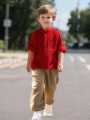 Children’s Designer Cotton Crepe Shirt and Pant Set for Boy | Perfect for Outings & Events.