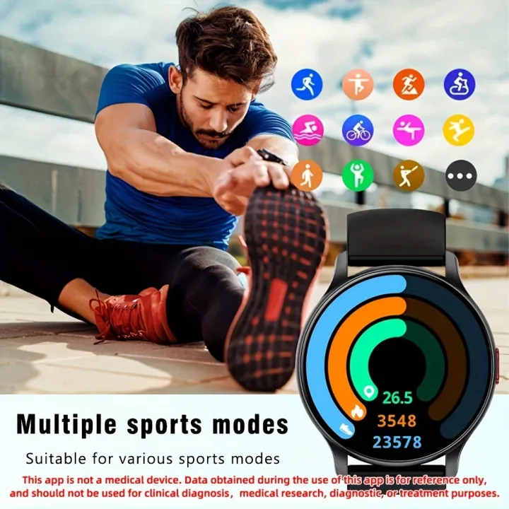 1.43%20Inch%20Full%20Touch%20Screen%20Round%20Wireless%20Wireless%20Call%20Watch%20Smart%20Watch,%20With%20100%20Sports%20Modes%20Exercise%20Fitness%20Tracker,%20Voice%20Calling%20Always%20On%20Display%20Smart%20Watch%20For%20Men%20Women%20-%20Image%204
