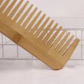 【hot】 Custom Personalized Wide Tooth Comb Eco-Friendly Bamboo Wooden Hair Comb And Brush. 