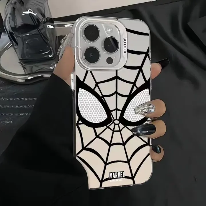 For%20iPhone%2015%2014%2013%2012%2011%20Pro%20Max%20Plus%20Mini%20XR%20XS%20X%20Spider%20Man%20Laser%20Matte%20Hard%20Phone%20Case%20on%20iPhone15%2014ProMax%20Shockproof%20Cover%20-%20Image%205