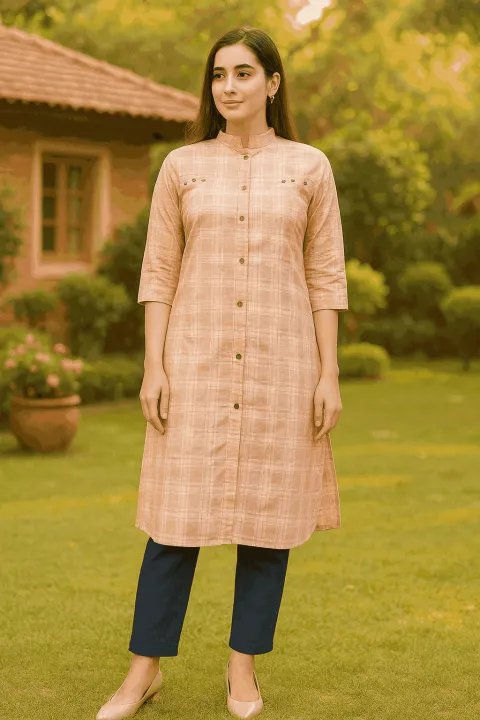 Umaisha%20Fashion%20Premium%20Cotton%20Shirt%20Kurti%20For%20Women%20Comfortable%20Elegant%20Everyday%20Casual%20Wear%20Outfit%20-%20Image%204