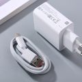 MDY-11-EZ  Xiaomi 33W Fast Charger EU Turbo Charge Type C Cable For Mi 10 10T Lite POCO X3 NFC Redmi K30 K40 Note 10 Pro. 