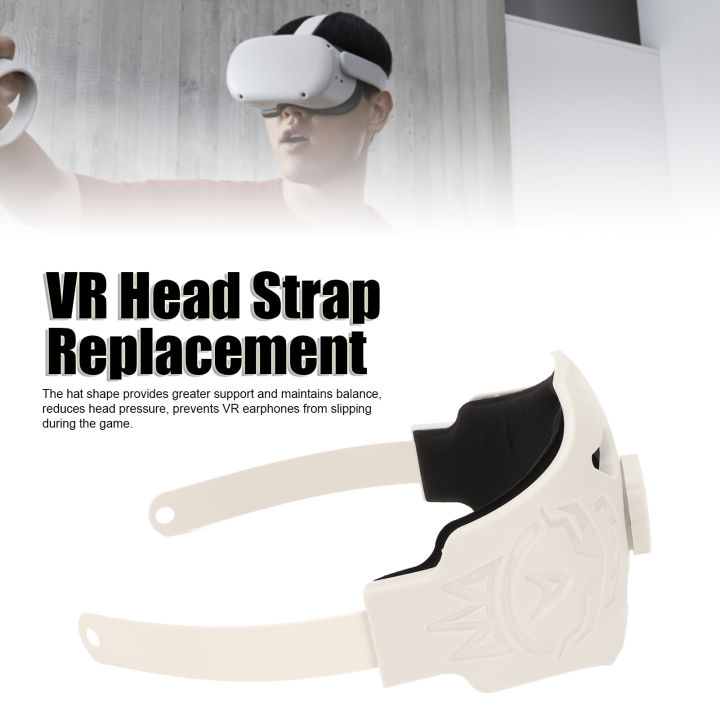 Adjustable%20VR%20Headset%20Strap,%20Flexible%20Foam%20Pad%20Head%20Strap%20Durable%20for%20Gaming%20-%20Image%205