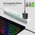 DoomHot 10 Inch Wireless Bluetooth Keyboard And Mouse RGB Backlight Keyboard And Mouse LED Colorful Bluetooth Wireless Keyboard. 