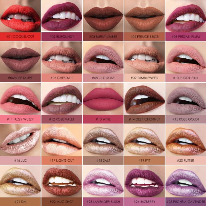 FOCALLURE%20Matte%20Liquid%20Lipstick%20Waterproof%20Long-lasting%20Lightweight%20Lip%20Gloss%20Lips%20Glaze%20Lips%20Tint%20Makeup%20for%20Women's%20Cosmetics%20-%20Image%202