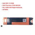 For Dell XPS 15 9500 9510 9520 Precision 5550 5560 5570 M5550 M5560 M5570 laptop M.2 2280 SSD Hard Drive IC Bracket Heatsink. 