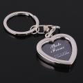 1pc Chic Transparent Clear Insert Photo Picture Frame Key Ring Chain Keychain MJD.