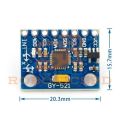 MPU6050 Gyro Sensor Module | 6DOF Accelerometer & Gyroscope | Arduino, ESP32, ESP8266 & Robotics Compatible.