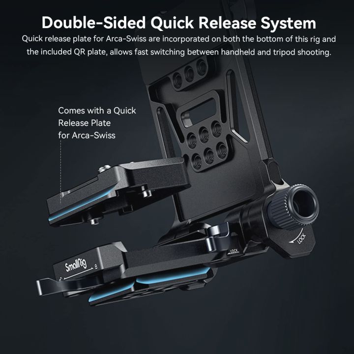 SmallRig%20V-Mount%20Battery%20Plate,%20V%20Lock%20Battery%20Mounting%20Plate%20with%20Quick%20Release%20Plate%20for%20Arca-Swiss,%201/4-20%20Threads%20for%20DSLR%20-%20Image%203