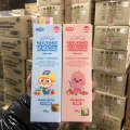 Korean Children's Poloro 2-year-old Strawberry Grape Peach Orange Flavor Low Fluoride Toothpaste. 