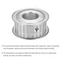 Durable 5mm Pitch 5M 25Teeth Timing Pulley Silver Tone Aluminum Timing Belt Drive Without Step AF Type Idler Pulley Belt, 3D Printer, CNC. 