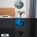 Creative Cartoon Wall Stickers Blue Light Luminous Moon Living Room Bedroom Simple Study Dining Room Wall Stickers.