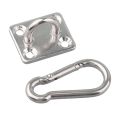 2Pcs Door Buckles Ceiling Hook Wall Mounted Hook Heavy Duty 50x25mm Stainless For Yoga Swings Hammocks Bracket Hardware Tools.