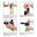 APEXEL 18X25 Monocular Zoom Telephoto Mobile Phone Lens With Tripod For Camping Tourism Portable Spotting Scope Mini Telescope.