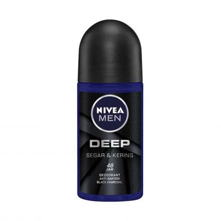 Nivea Men Deep Black Segar & Kering Roll on 50ml