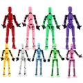 1/2/4/9 sztuk Luminous Titan 13 figurki T13 rysunek 3D drukowane wieloprzegubowe ruchome Lucky 13 figurka Nova figurka manekin.