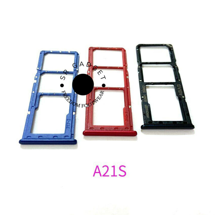 Replacement Dual Sim Tray Holder for Samsung Galaxy A21S Sim Slot Tray Holder