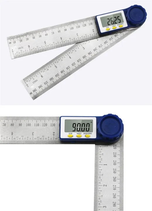 KOGEEK%202%20in%201%20digital%20angle%20gauge%20measuring%20instrument%20level%20200mm%20multifunctional%20protractor%20woodworking%20ruler%200-200%20digital%20display%20angle%20-%20Image%205