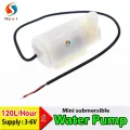 DC Water Pump 3-6V Mini Submersible Pump 120L/H.