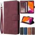 Wallet ZZXX Flip Leather Case For iPhone 14 Pro Max 13 Pro Max 12 Pro Max 11 Pro Max SE 2022 2020 X XS XR XS Max 8 7 6 6S Plus.