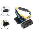 2X PSU ATX 24Pin to 18Pin Adapter Converter Power Cable Cord for Z420 Z620 Desktop Workstation Motherboard 18AWG 30CM.