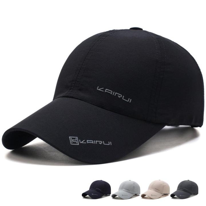 New Korean Style Outdoor Quick-Drying Breathable Four Seasons Baseball Cap Soft Top Thin Creative Hat KAI RUI