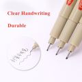 3/4/5/6/7/8/9/10/11/12 Black Fineliner Marker Pens Set Sketching Pigment Liner Drawing Mipor Pen Line Quick-Drying Graffiti Pens. 