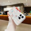 For iPhone 14 Plus Fresh Small Floral Epoxy TPU Phone Case.
